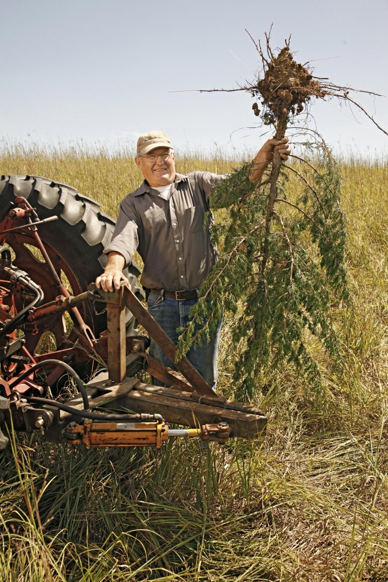 Ken Wetzel and his tree puller